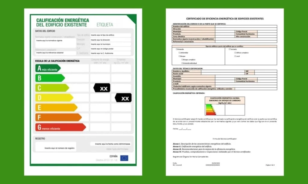 Qué es el certificado energético