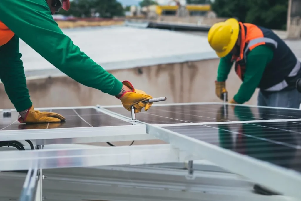 Mantenimiento correctivo de paneles solares