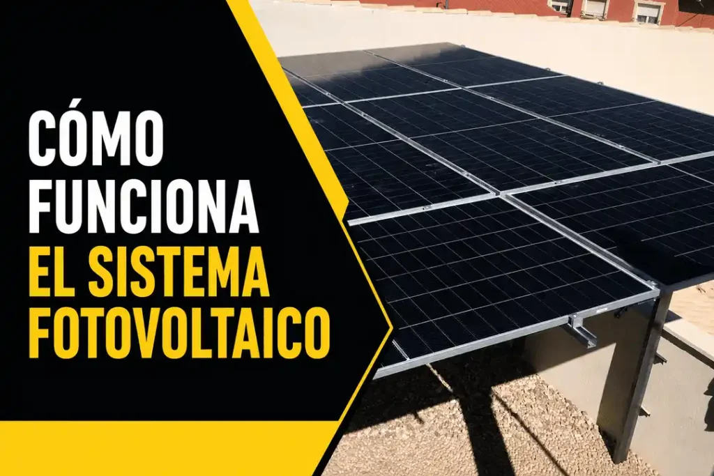Cómo funciona el sistema fotovoltaico