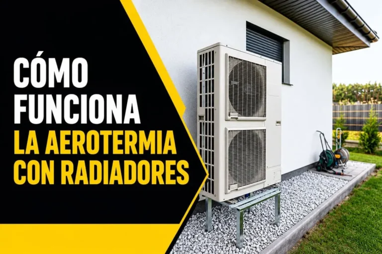 Cómo funciona la aerotermia con radiadores
