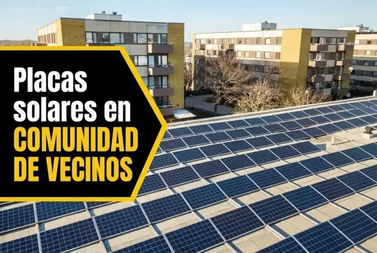 Placas solares comunidad de vecinos